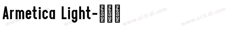 Armetica Light字体转换